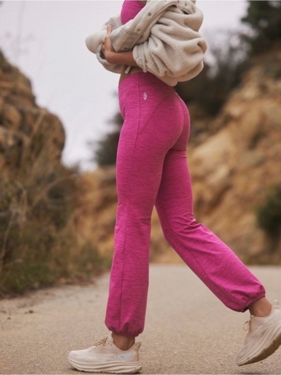 FP Movement by Free People Pants - NWT Free People Movement Let's Bounce Heathered Pants